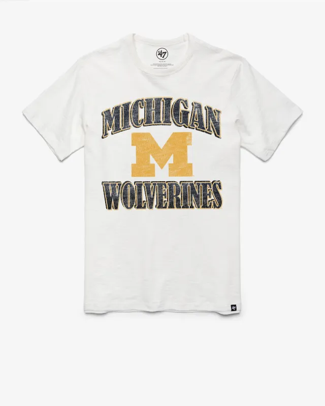 MICHIGAN WOLVERINES OVERRUN '47 SCRUM TEE sold by 47