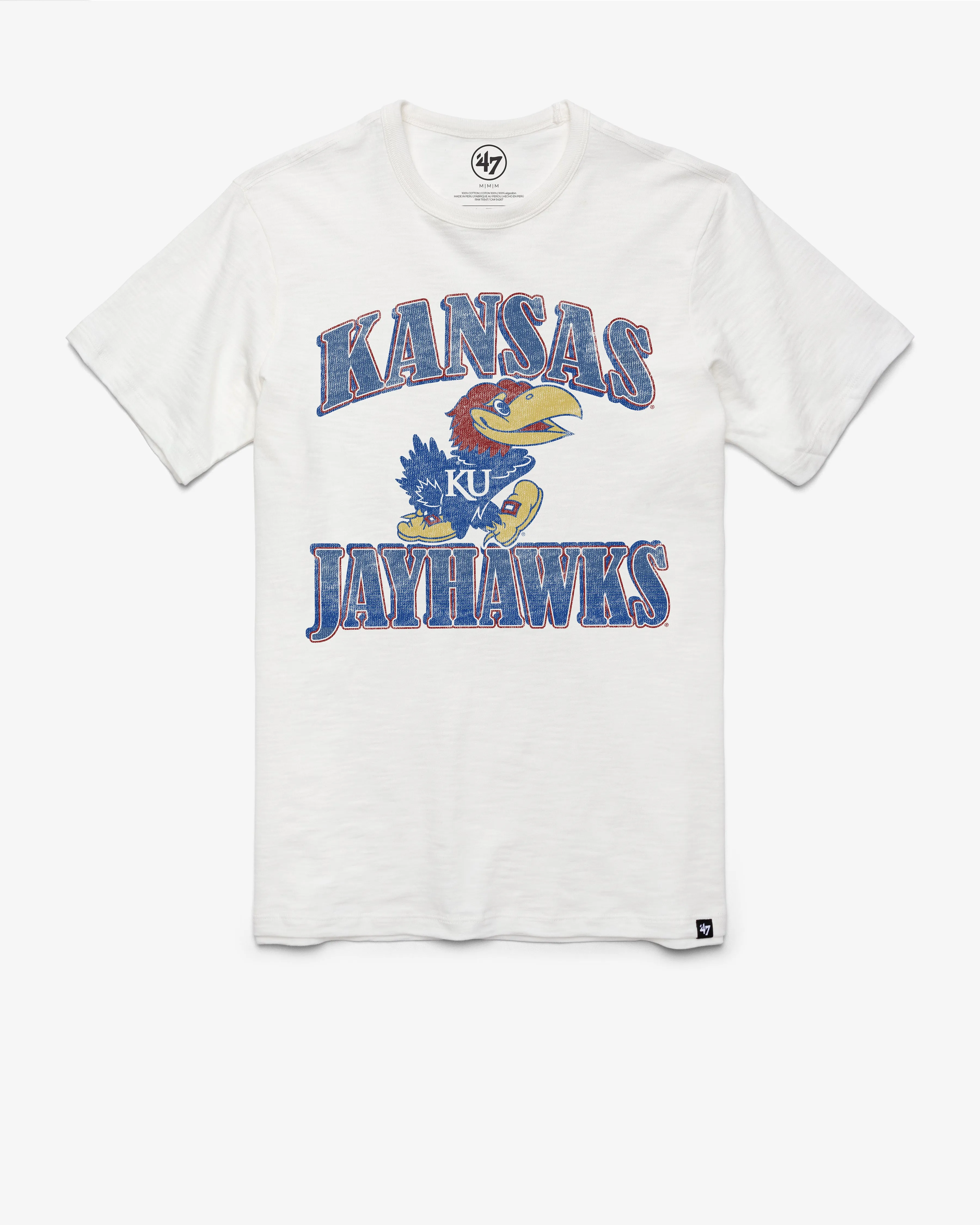KANSAS JAYHAWKS OVERRUN '47 SCRUM TEE sold by 47