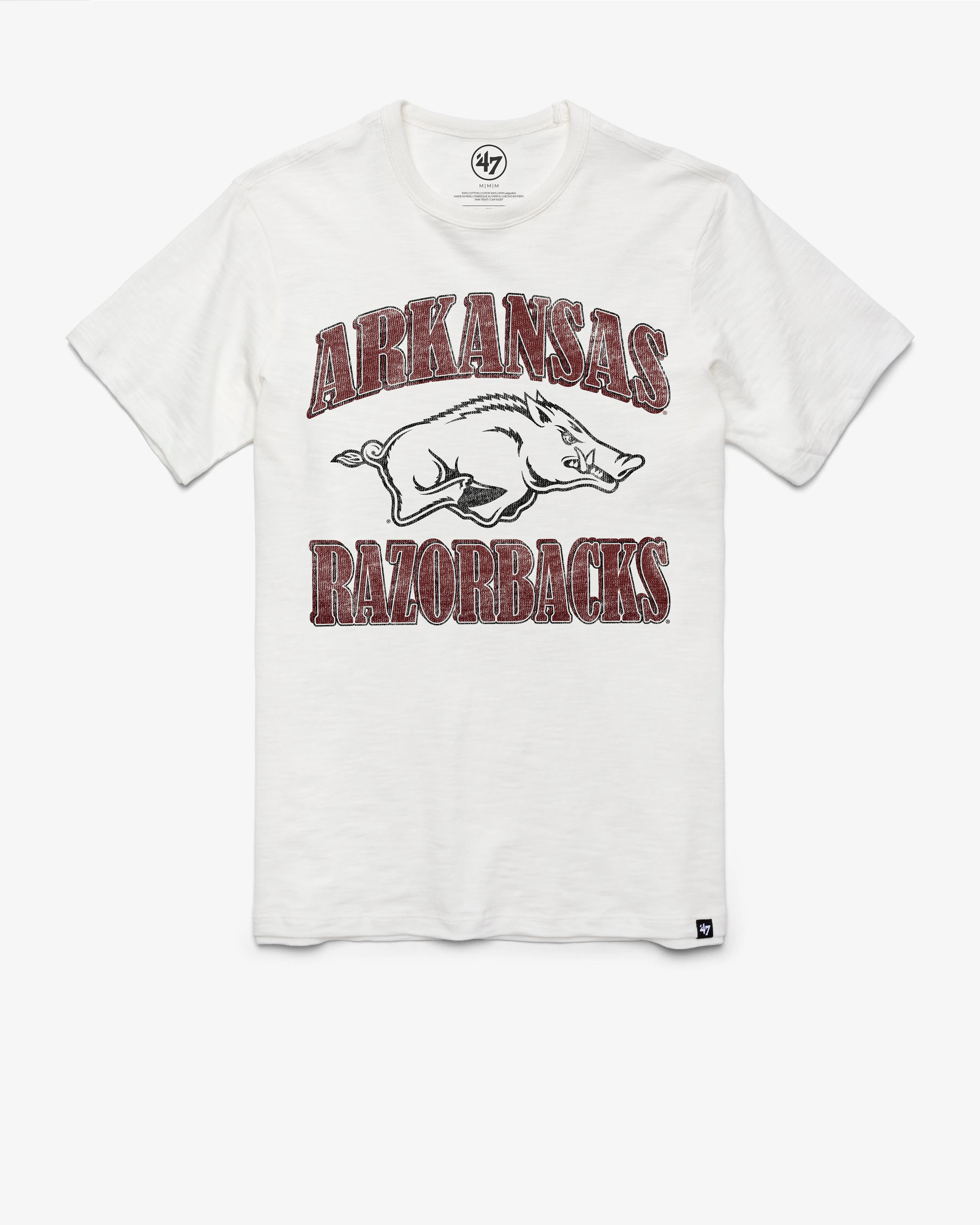 ARKANSAS RAZORBACKS OVERRUN '47 SCRUM TEE sold by 47