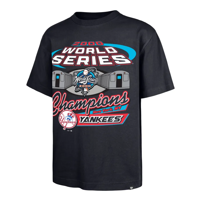 NEW YORK YANKEES COOPERSTOWN WORLD SERIES SHOWCASE '47 FOUNDATION TEE made by 47
