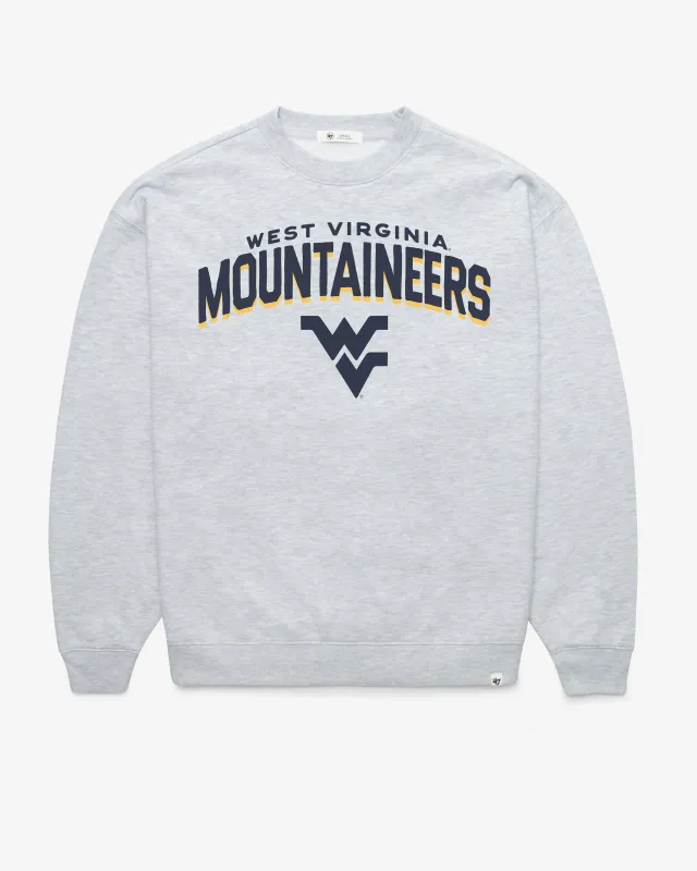 WEST VIRGINIA MOUNTAINEERS CAMPUS ARCH CLOUD '47 OVERSIZED CREW WOMENS sold by 47