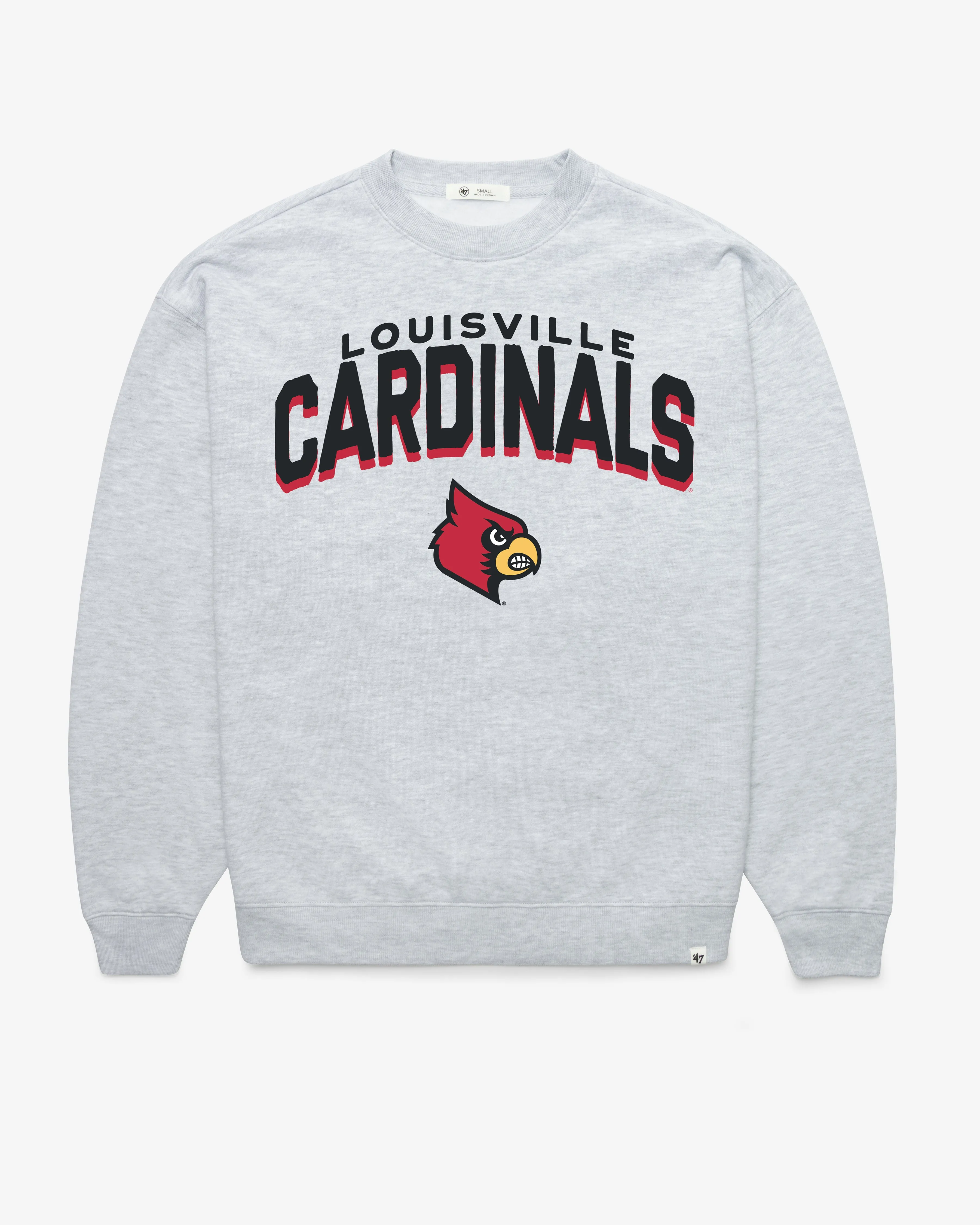LOUISVILLE CARDINALS CAMPUS ARCH CLOUD '47 OVERSIZED CREW WOMENS sold by 47