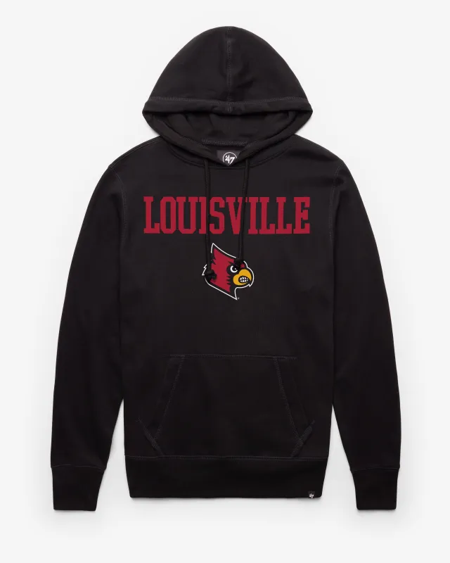 LOUISVILLE CARDINALS STRAIGHT BLOCK '47 HEADLINE HOOD sold by 47