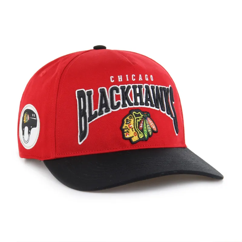CHICAGO BLACKHAWKS HARD HAT ARCH '47 HITCH made by 47