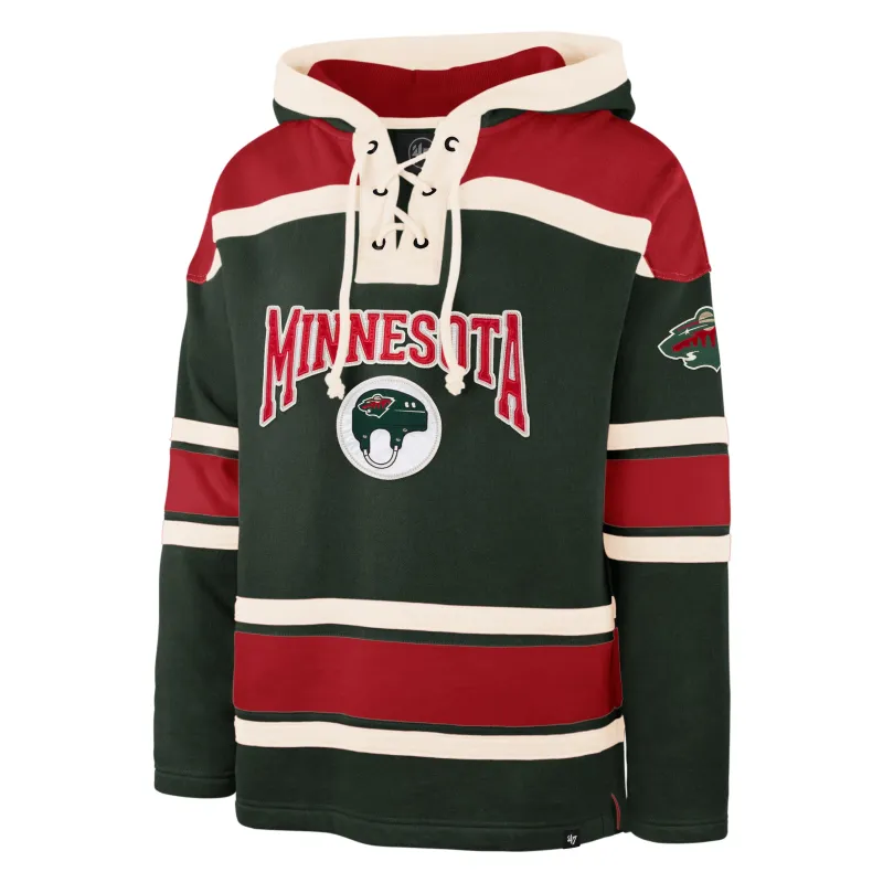 MINNESOTA WILD CHIN STRAP SUPERIOR '47 LACER HOOD made by 47