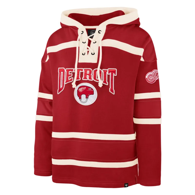 DETROIT RED WINGS CHIN STRAP SUPERIOR '47 LACER HOOD sold by 47