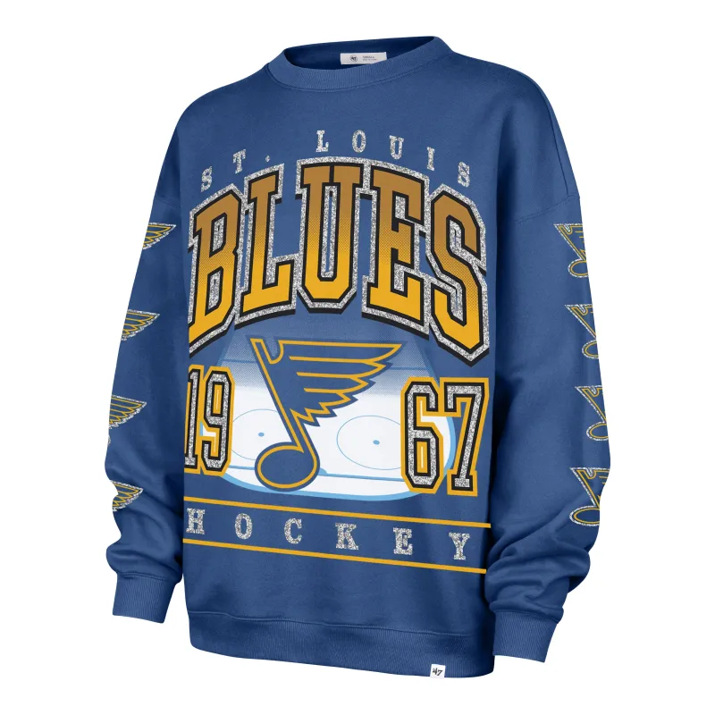 ST LOUIS BLUES GO BIG '47 OVERSIZED CREW WOMENS sold by 47