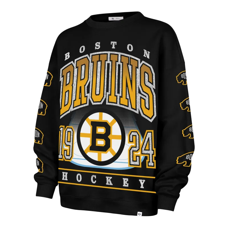 BOSTON BRUINS GO BIG '47 OVERSIZED CREW WOMENS sold by 47