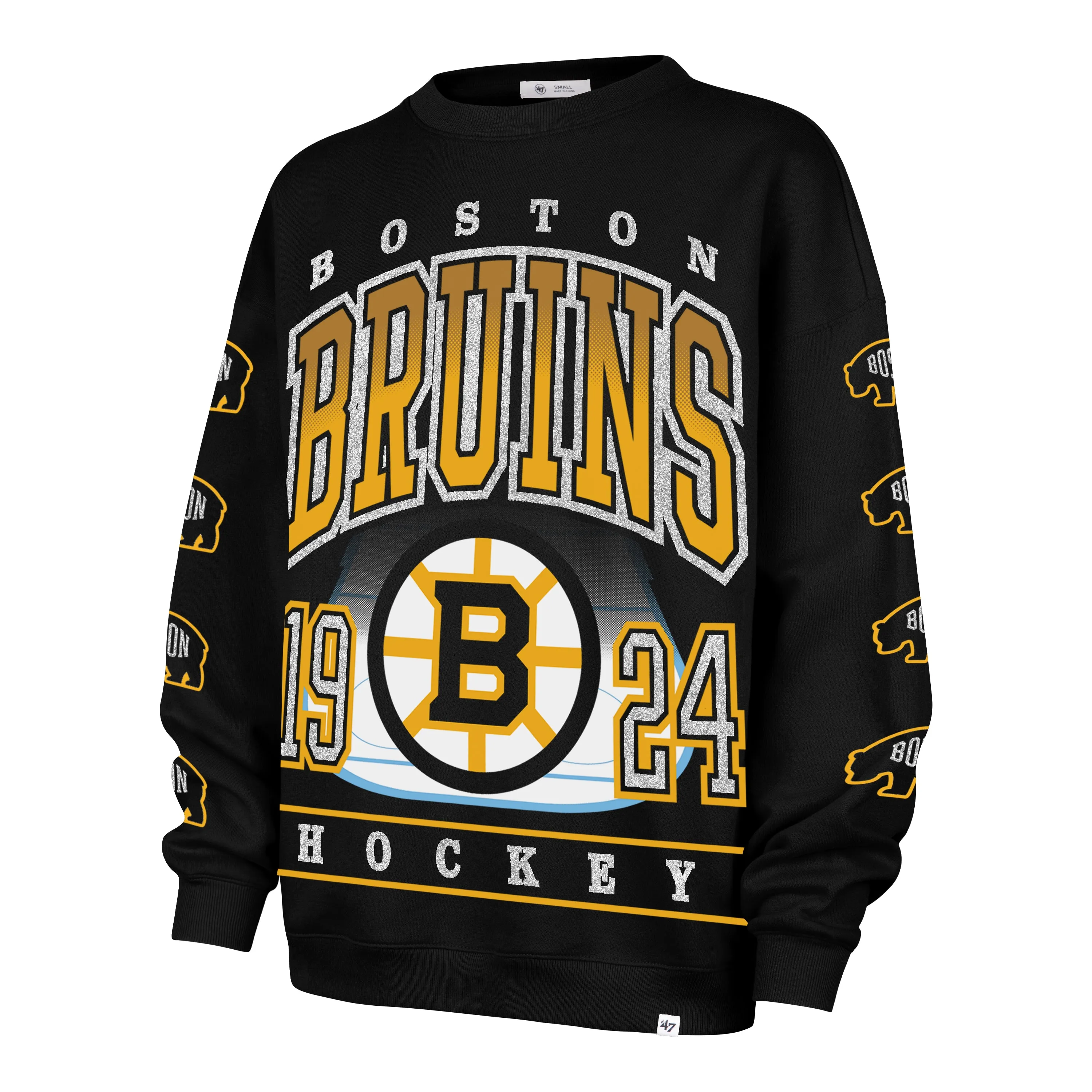 BOSTON BRUINS GO BIG '47 OVERSIZED CREW WOMENS sold by 47