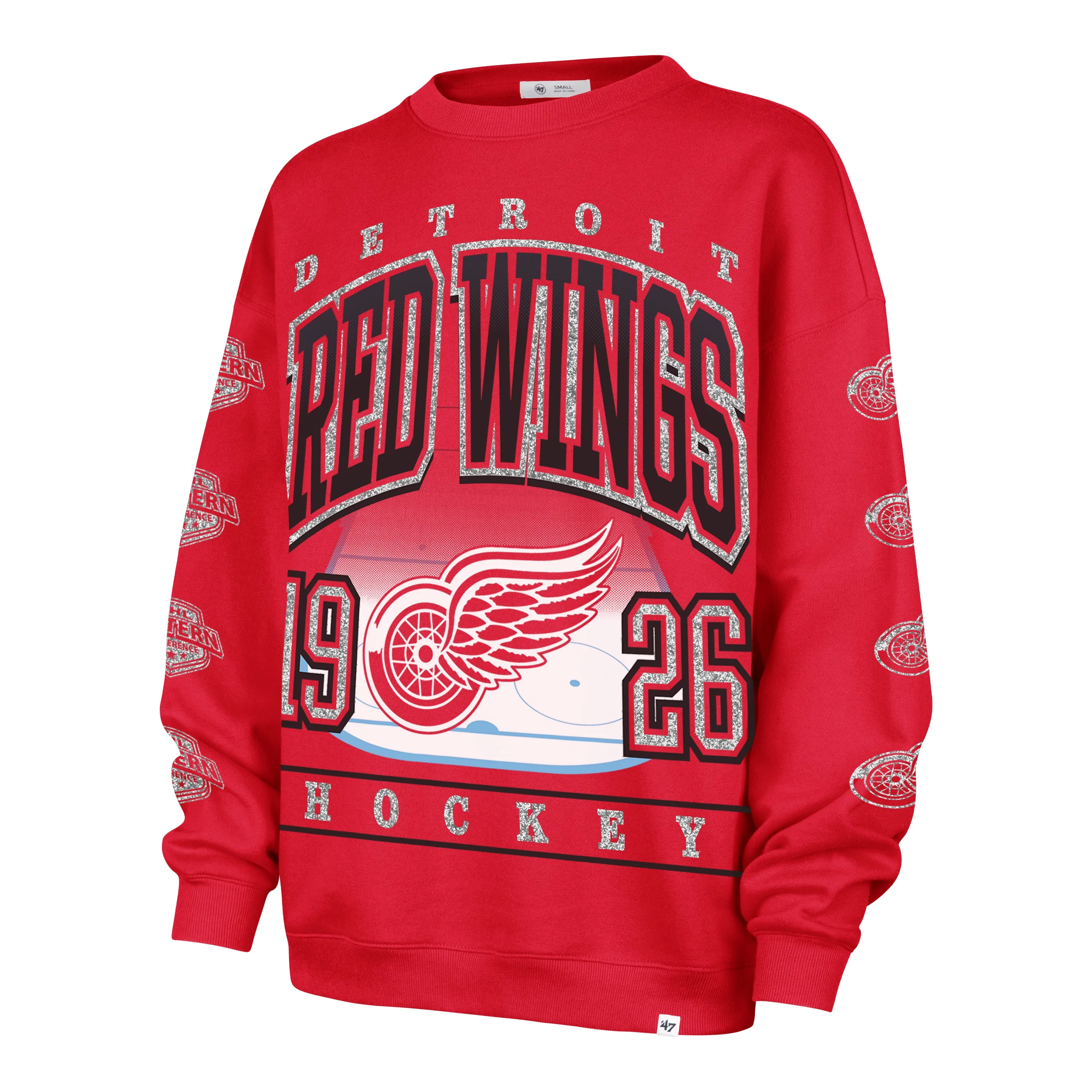 DETROIT RED WINGS GO BIG '47 OVERSIZED CREW WOMENS sold by 47