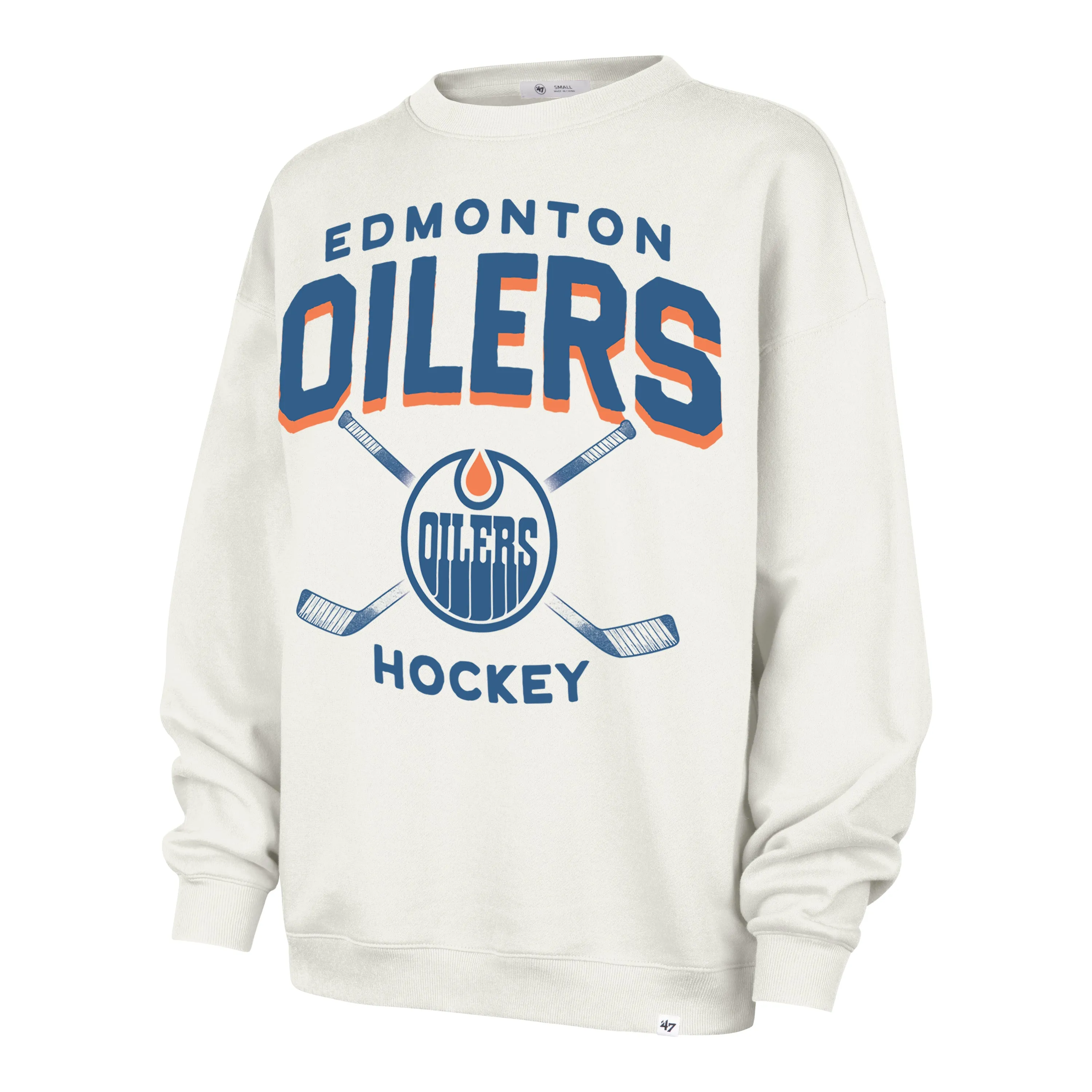 EDMONTON OILERS ARCH CLOUD '47 OVERSIZED CREW WOMENS sold by 47