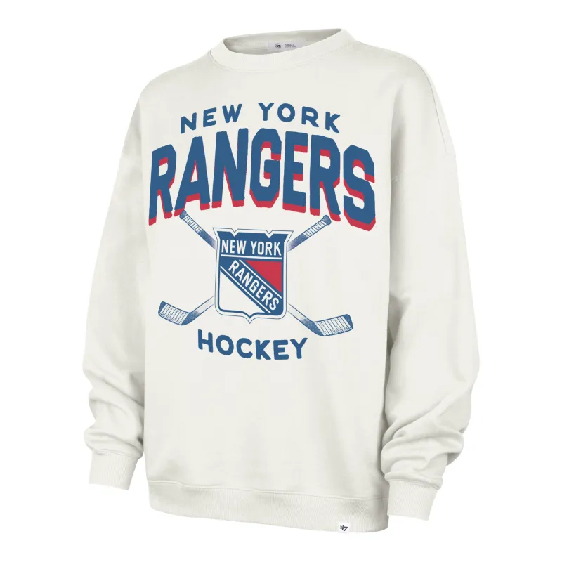 NEW YORK RANGERS ARCH CLOUD '47 OVERSIZED CREW WOMENS sold by 47