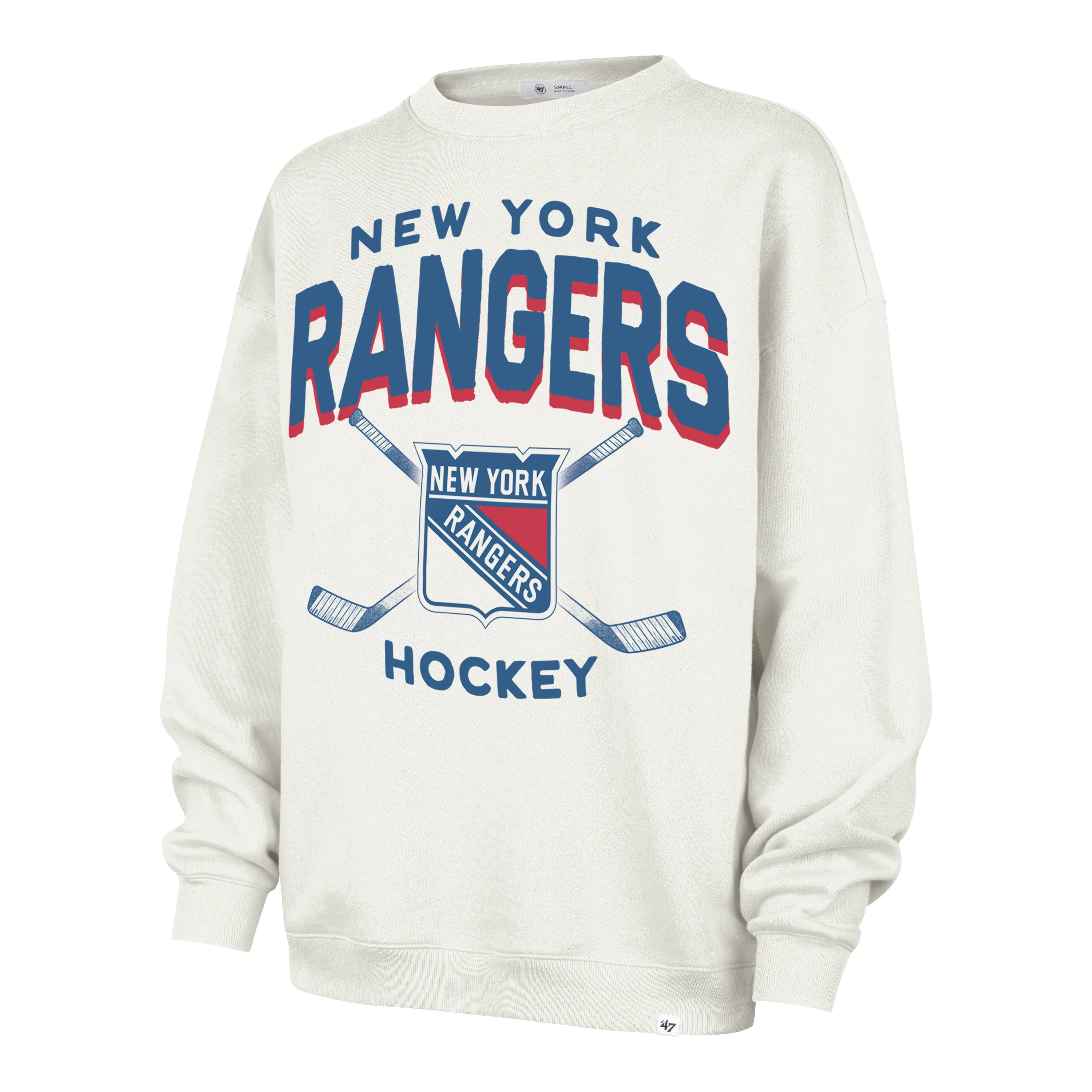 NEW YORK RANGERS ARCH CLOUD '47 OVERSIZED CREW WOMENS sold by 47