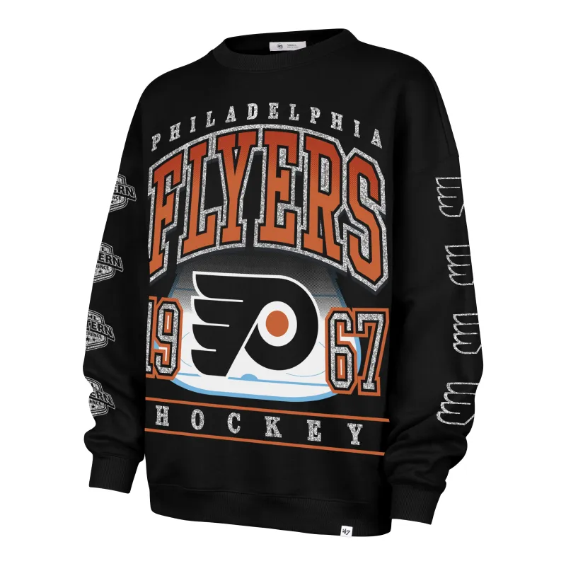 PHILADELPHIA FLYERS GO BIG '47 OVERSIZED CREW WOMENS sold by 47
