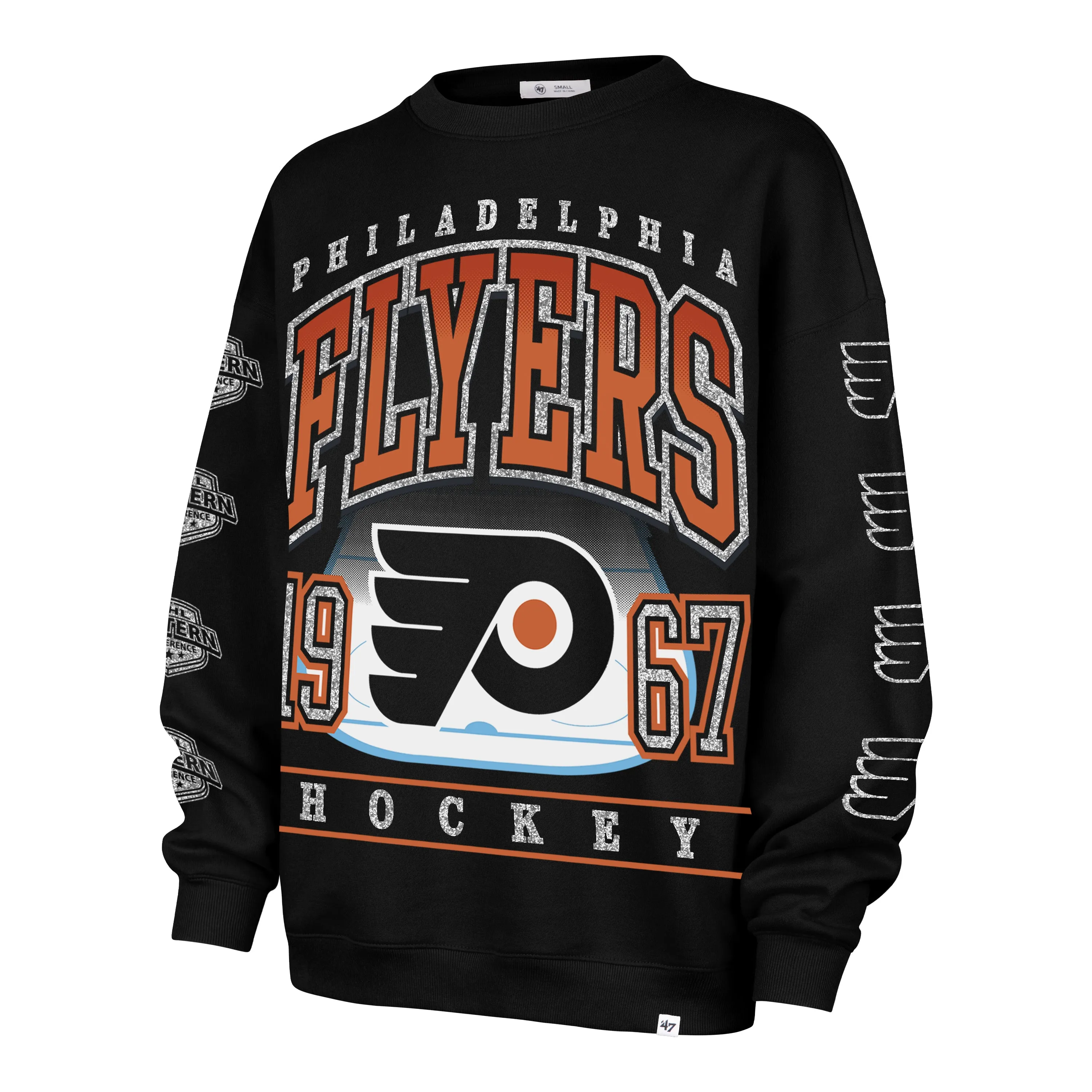 PHILADELPHIA FLYERS GO BIG '47 OVERSIZED CREW WOMENS sold by 47