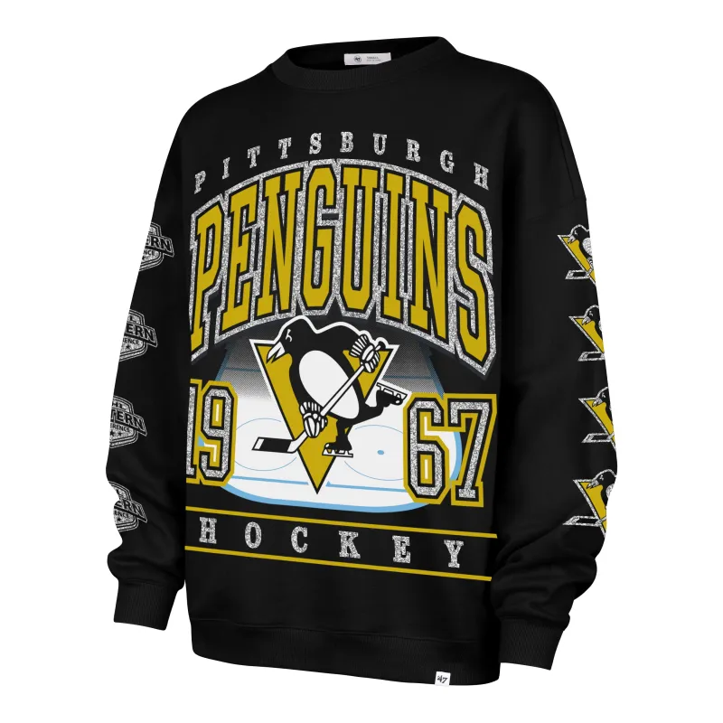 PITTSBURGH PENGUINS GO BIG '47 OVERSIZED CREW WOMENS sold by 47