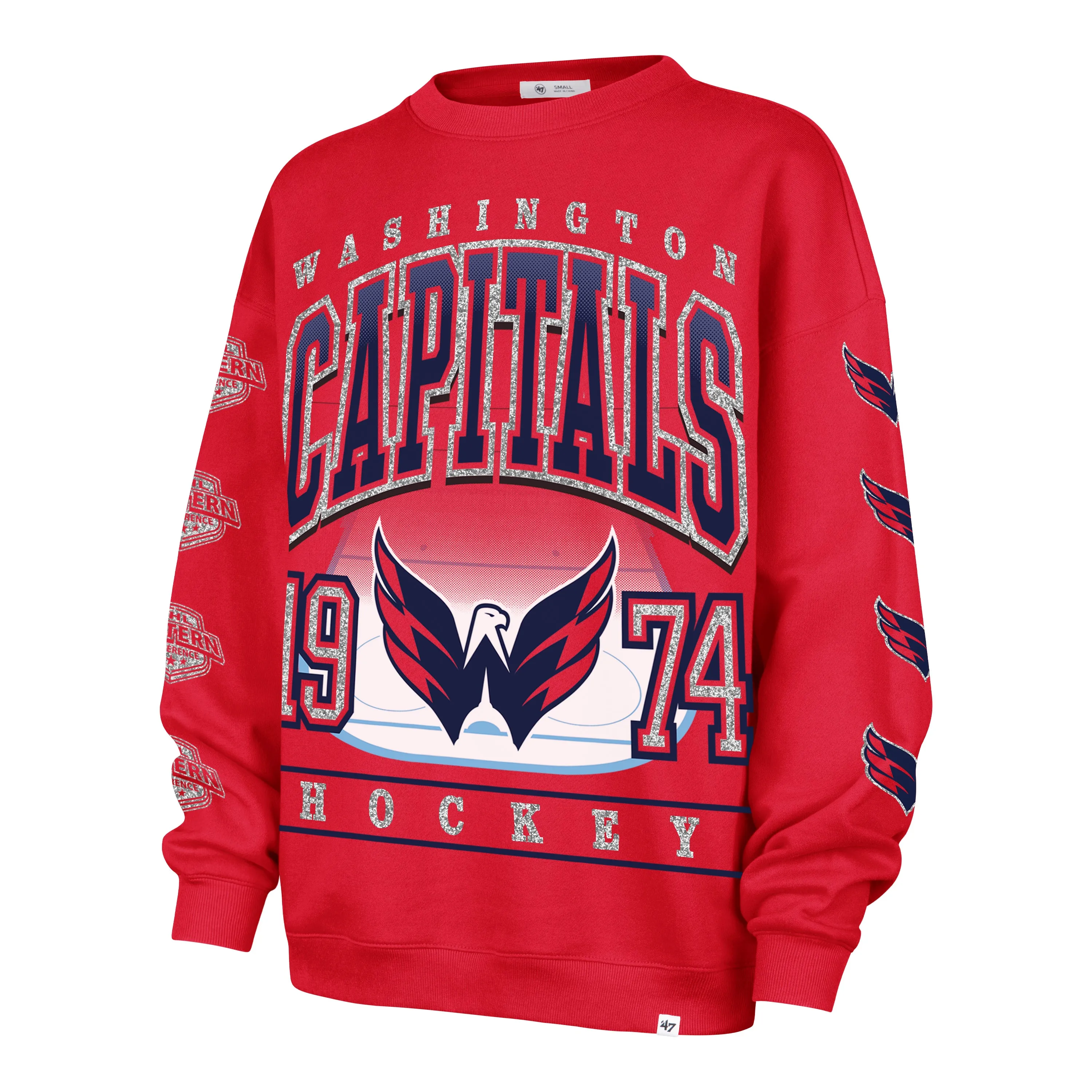 WASHINGTON CAPITALS GO BIG '47 OVERSIZED CREW WOMENS sold by 47