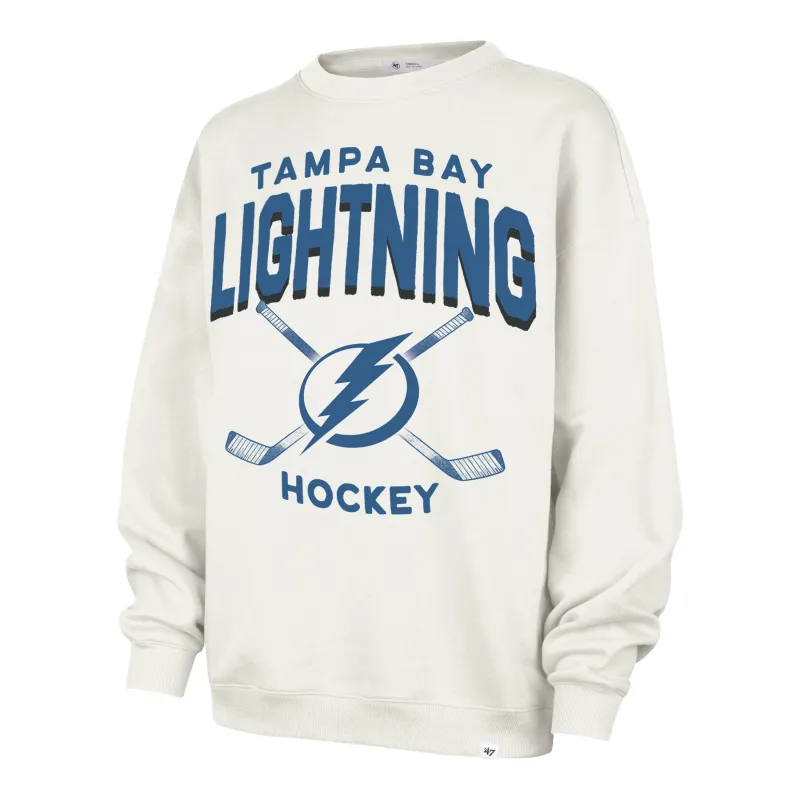 TAMPA BAY LIGHTNING ARCH CLOUD '47 OVERSIZED CREW WOMENS sold by 47