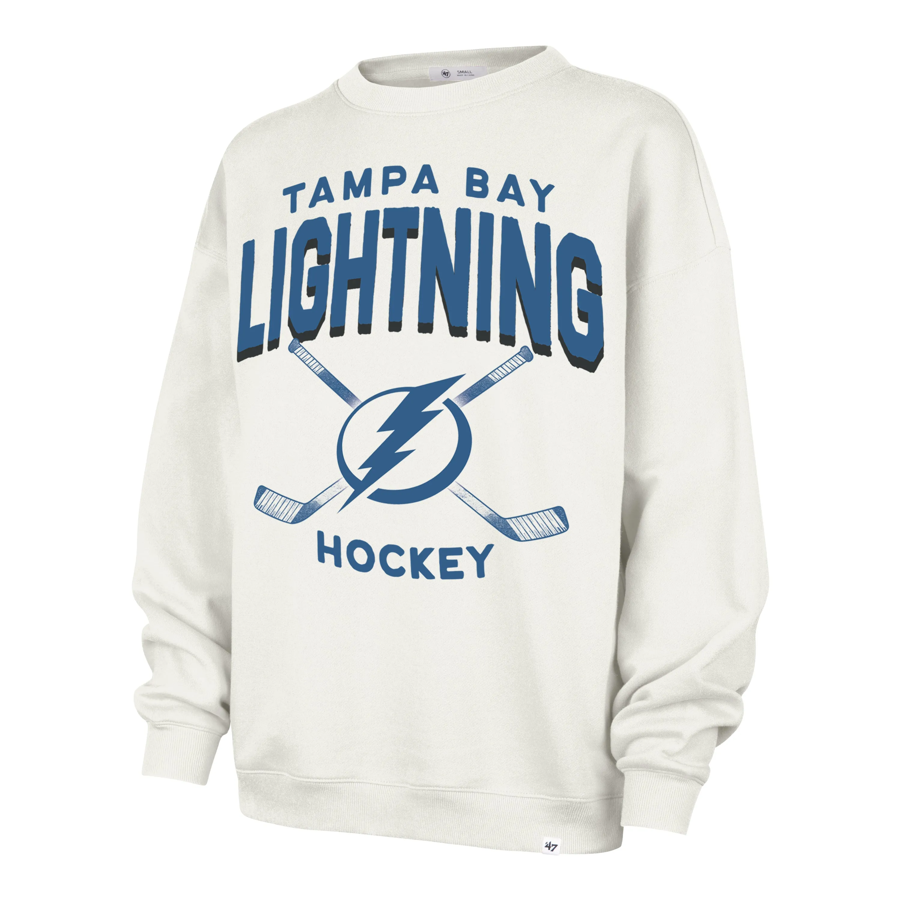TAMPA BAY LIGHTNING ARCH CLOUD '47 OVERSIZED CREW WOMENS sold by 47
