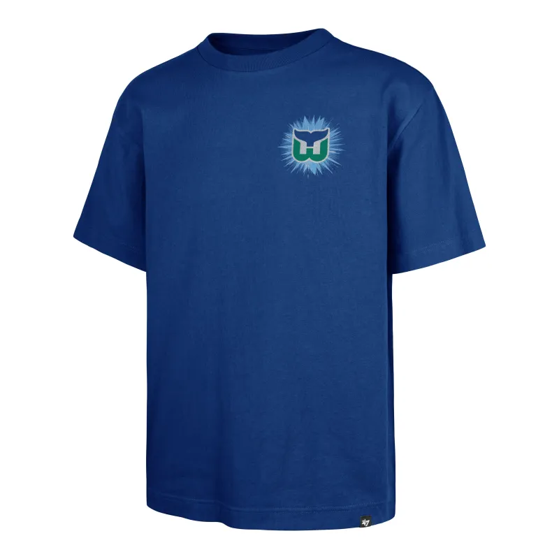 HARTFORD WHALERS VINTAGE GAME ON '47 FOUNDATION TEE made by 47