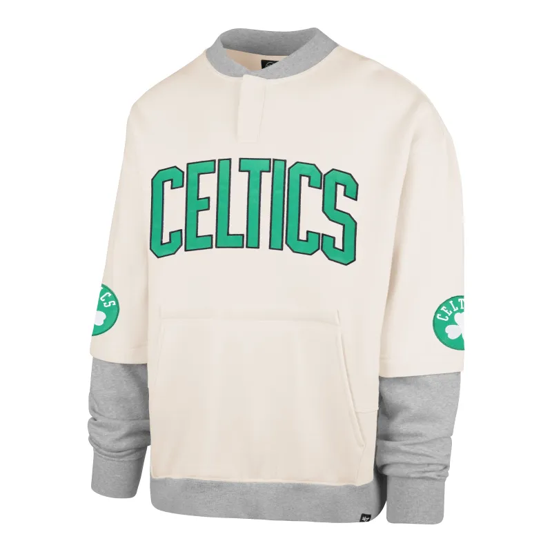 BOSTON CELTICS TRIFECTA '47 DOUBLE LAYERED SNAP CREW sold by 47