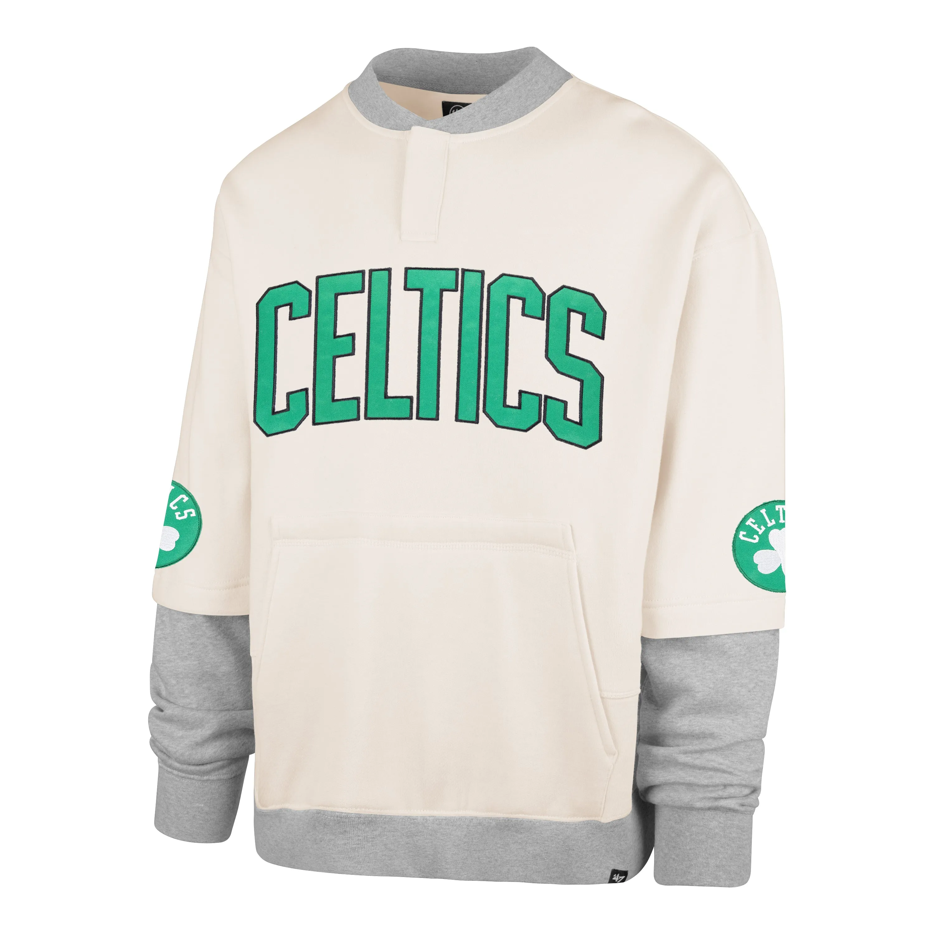 BOSTON CELTICS TRIFECTA '47 DOUBLE LAYERED SNAP CREW sold by 47