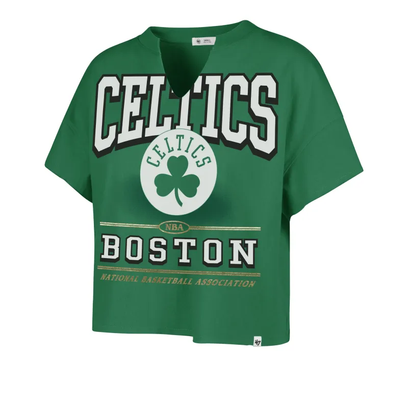 BOSTON CELTICS ELATION OVERSIZED '47 NOTCH NECK TEE WOMENS sold by 47