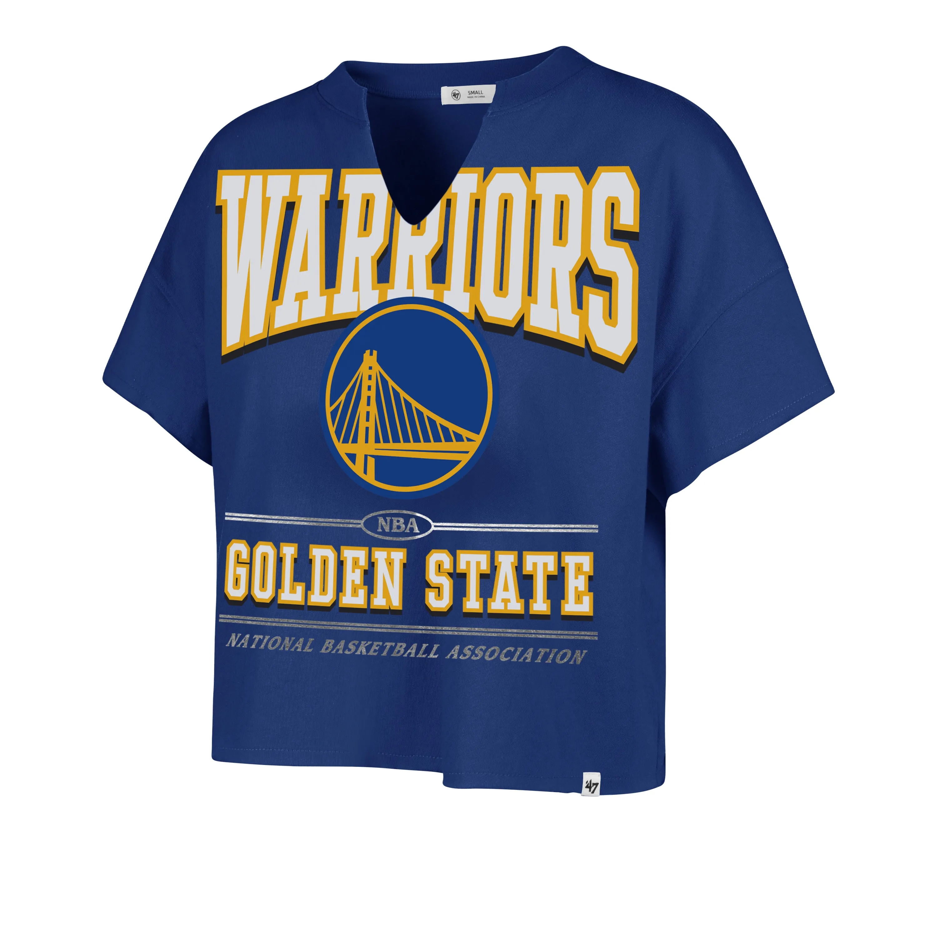 GOLDEN STATE WARRIORS ELATION OVERSIZED '47 NOTCH NECK TEE WOMENS sold by 47