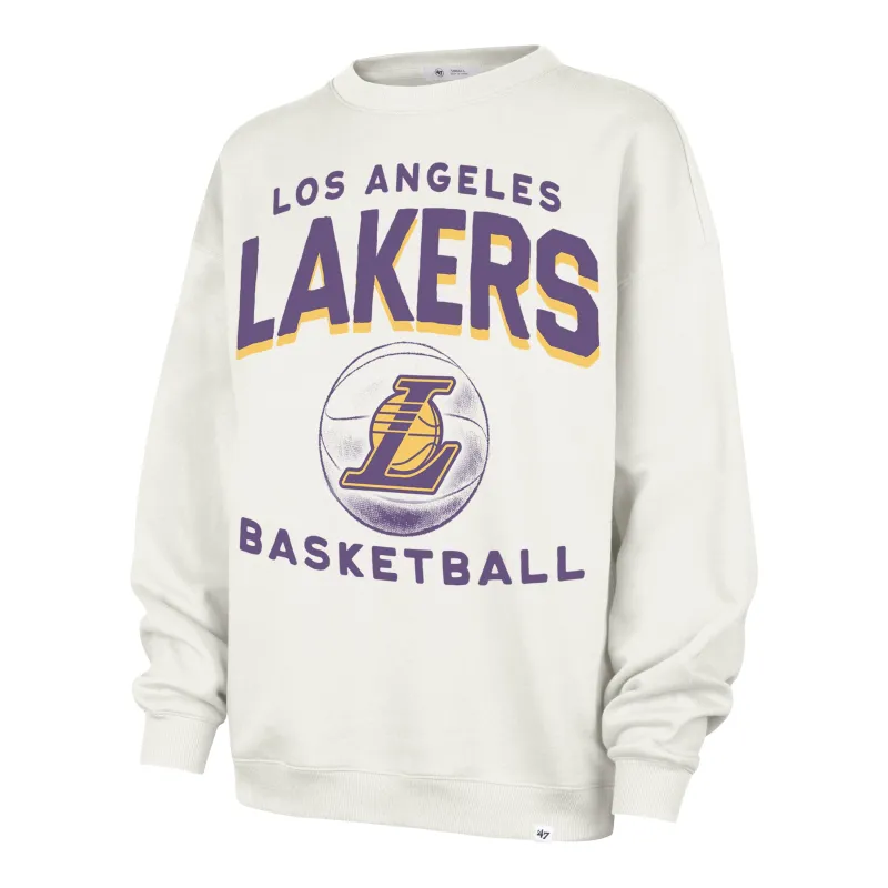 LOS ANGELES LAKERS ARCH CLOUD '47 OVERSIZED CREW WOMENS sold by 47