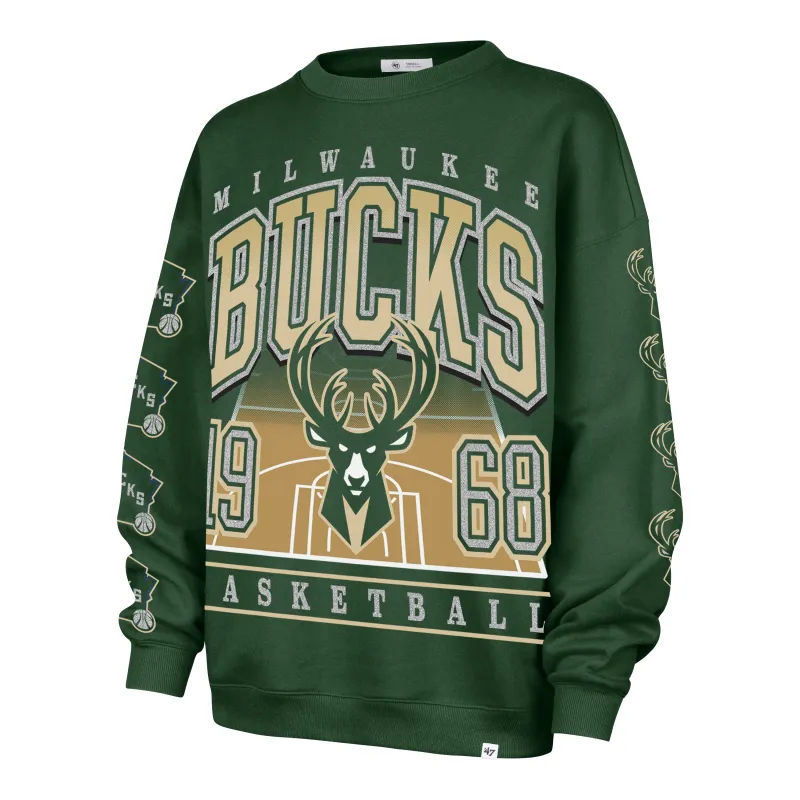 MILWAUKEE BUCKS GO BIG '47 OVERSIZED CREW WOMENS sold by 47