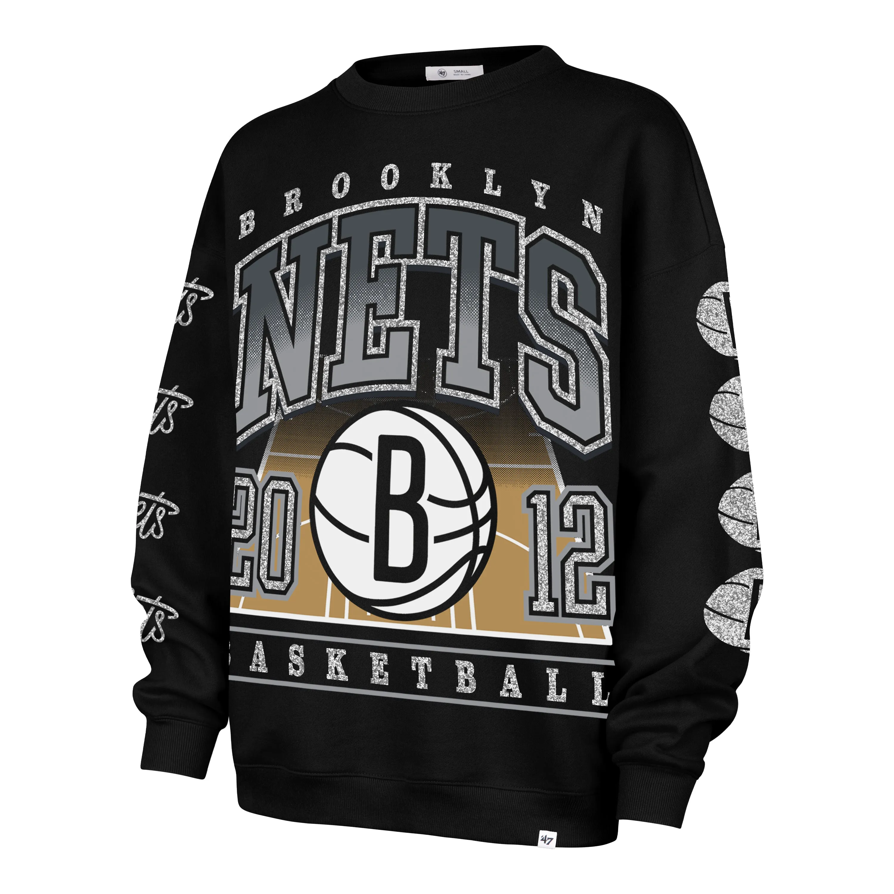 BROOKLYN NETS GO BIG '47 OVERSIZED CREW WOMENS sold by 47