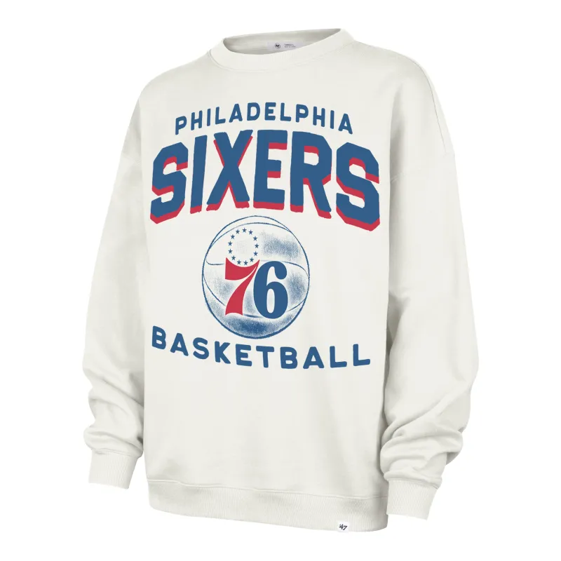 PHILADELPHIA 76ERS ARCH CLOUD '47 OVERSIZED CREW WOMENS sold by 47