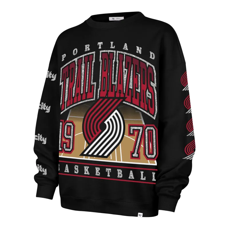 PORTLAND TRAILBLAZERS GO BIG '47 OVERSIZED CREW WOMENS sold by 47