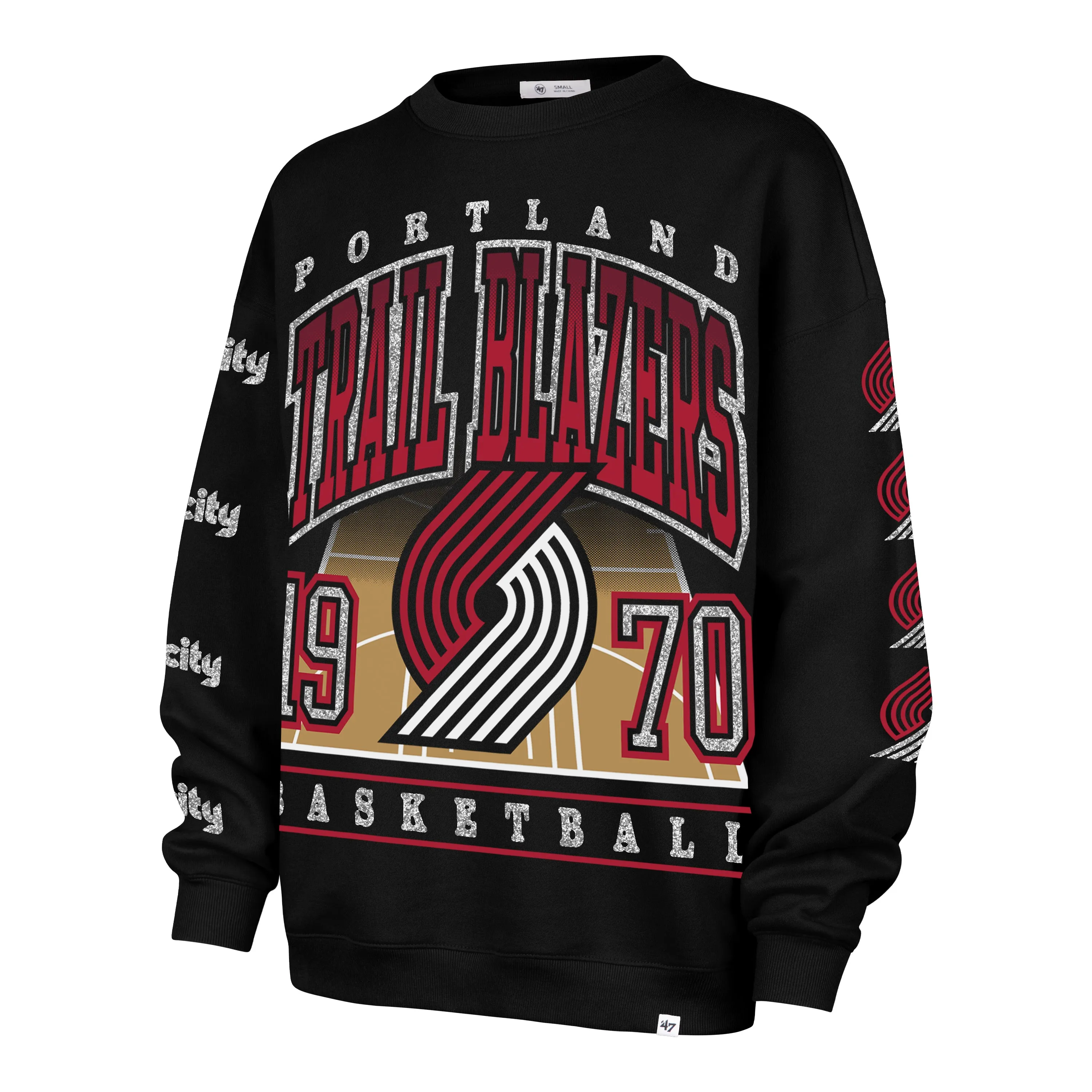 PORTLAND TRAILBLAZERS GO BIG '47 OVERSIZED CREW WOMENS sold by 47