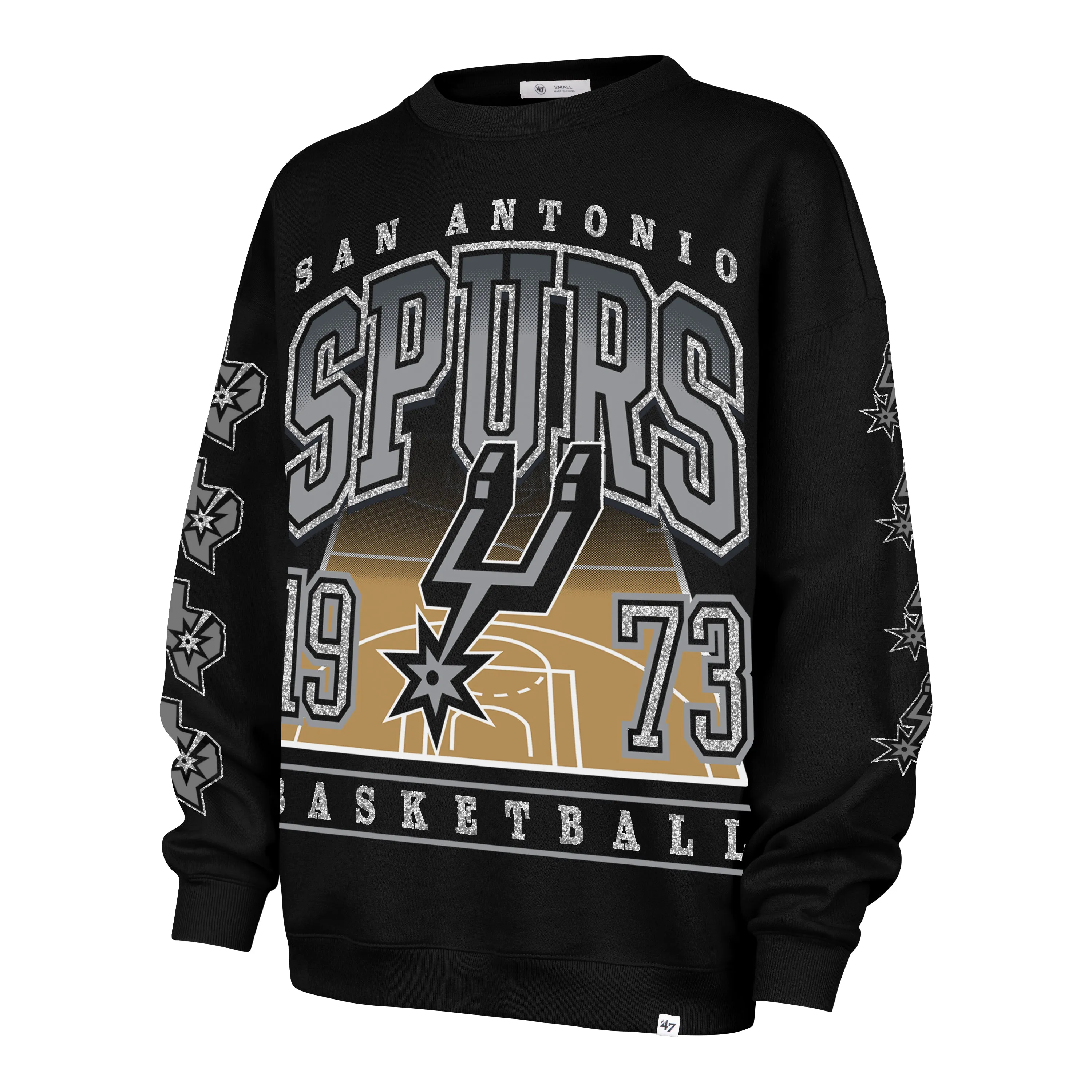 SAN ANTONIO SPURS GO BIG '47 OVERSIZED CREW WOMENS sold by 47