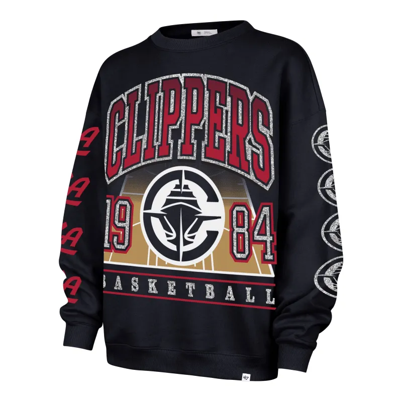 LOS ANGELES CLIPPERS GO BIG '47 OVERSIZED CREW WOMENS sold by 47
