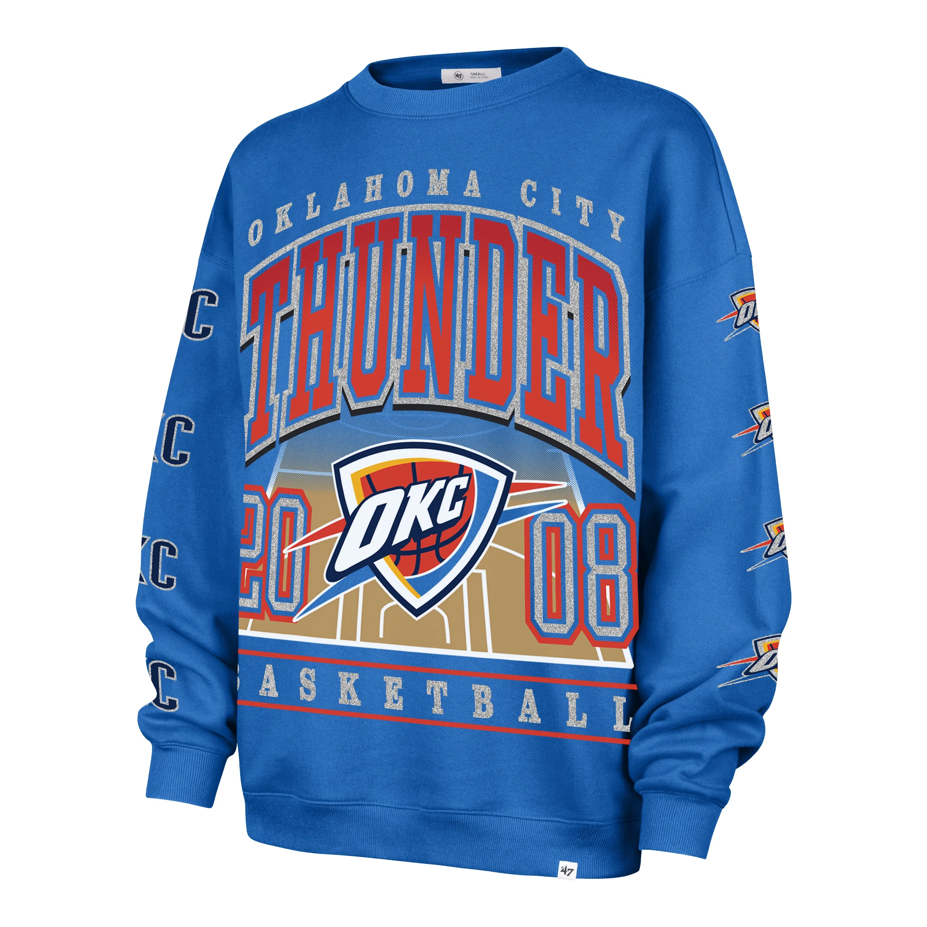 OKLAHOMA CITY THUNDER GO BIG '47 OVERSIZED CREW WOMENS sold by 47