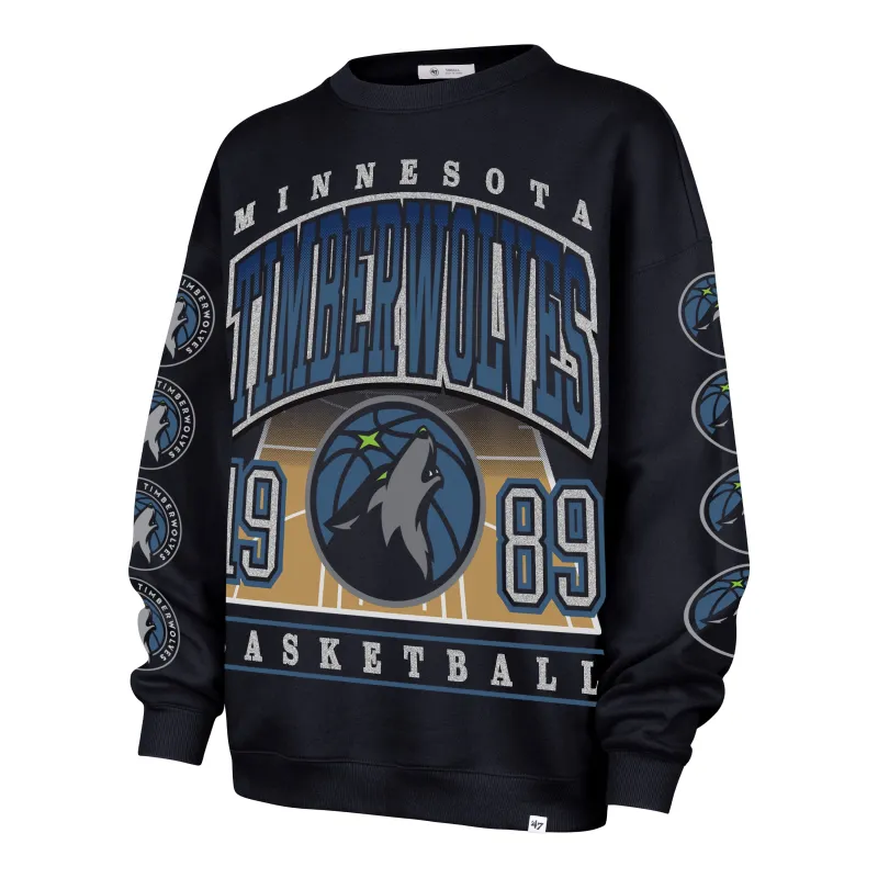 MINNESOTA TIMBERWOLVES GO BIG '47 OVERSIZED CREW WOMENS sold by 47