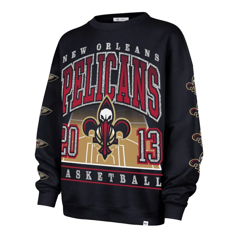 NEW ORLEANS PELICANS GO BIG '47 OVERSIZED CREW WOMENS sold by 47