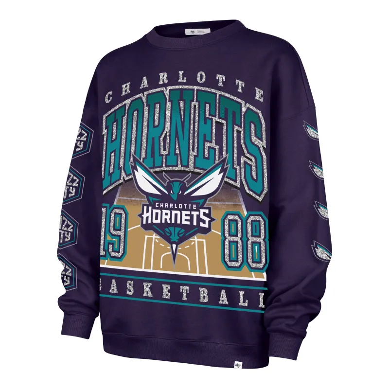 CHARLOTTE HORNETS GO BIG '47 OVERSIZED CREW WOMENS sold by 47