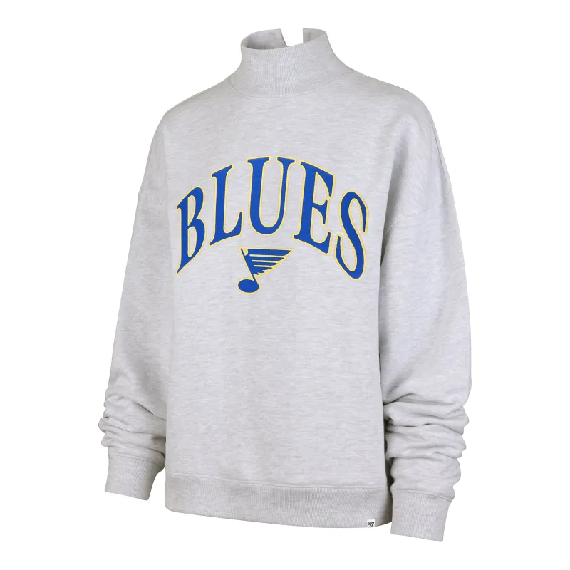 ST LOUIS BLUES VINTAGE VANTAGE '47 MOCK NECK PULLOVER WOMENS sold by 47