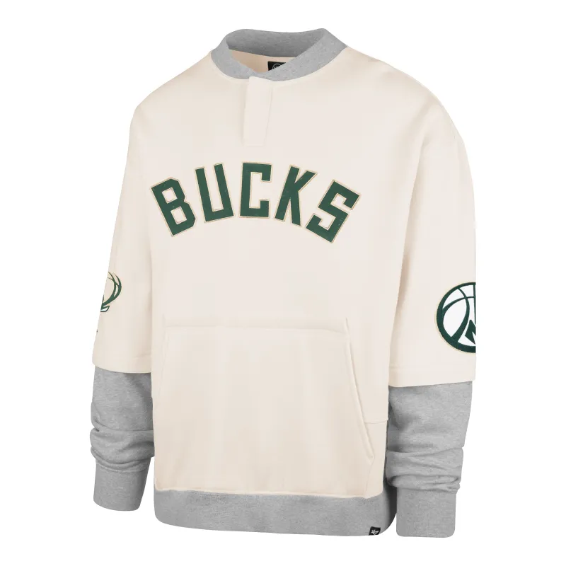 MILWAUKEE BUCKS TRIFECTA '47 DOUBLE LAYERED SNAP CREW sold by 47