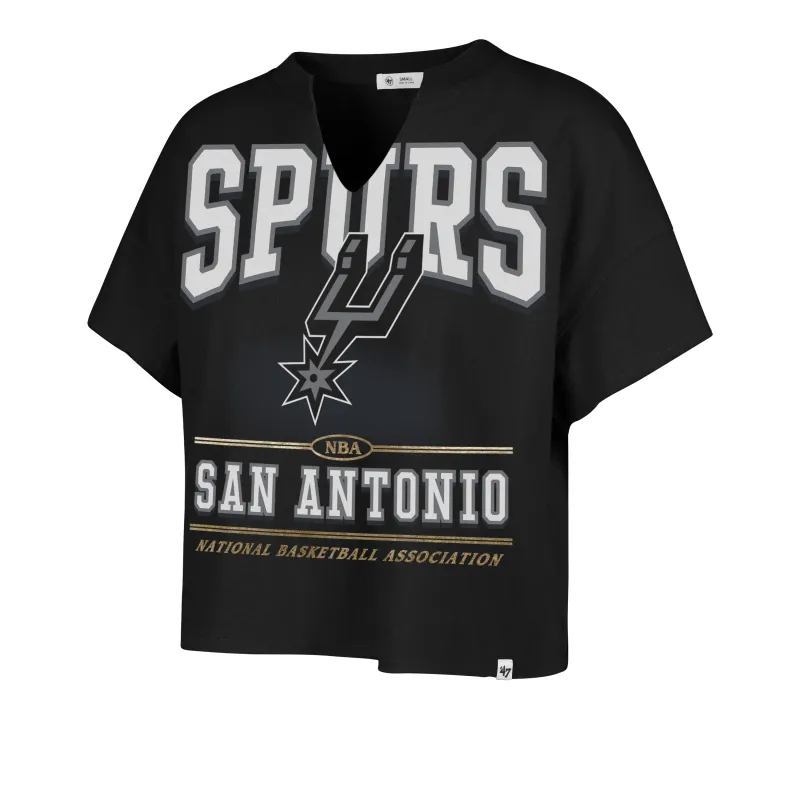 SAN ANTONIO SPURS ELATION OVERSIZD '47 NOTCH NECK TEE WOMENS sold by 47