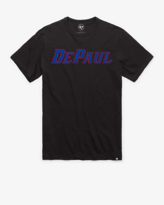 DEPAUL BLUE DEMONS GRIT WORDMARK '47 SCRUM TEE made by 47