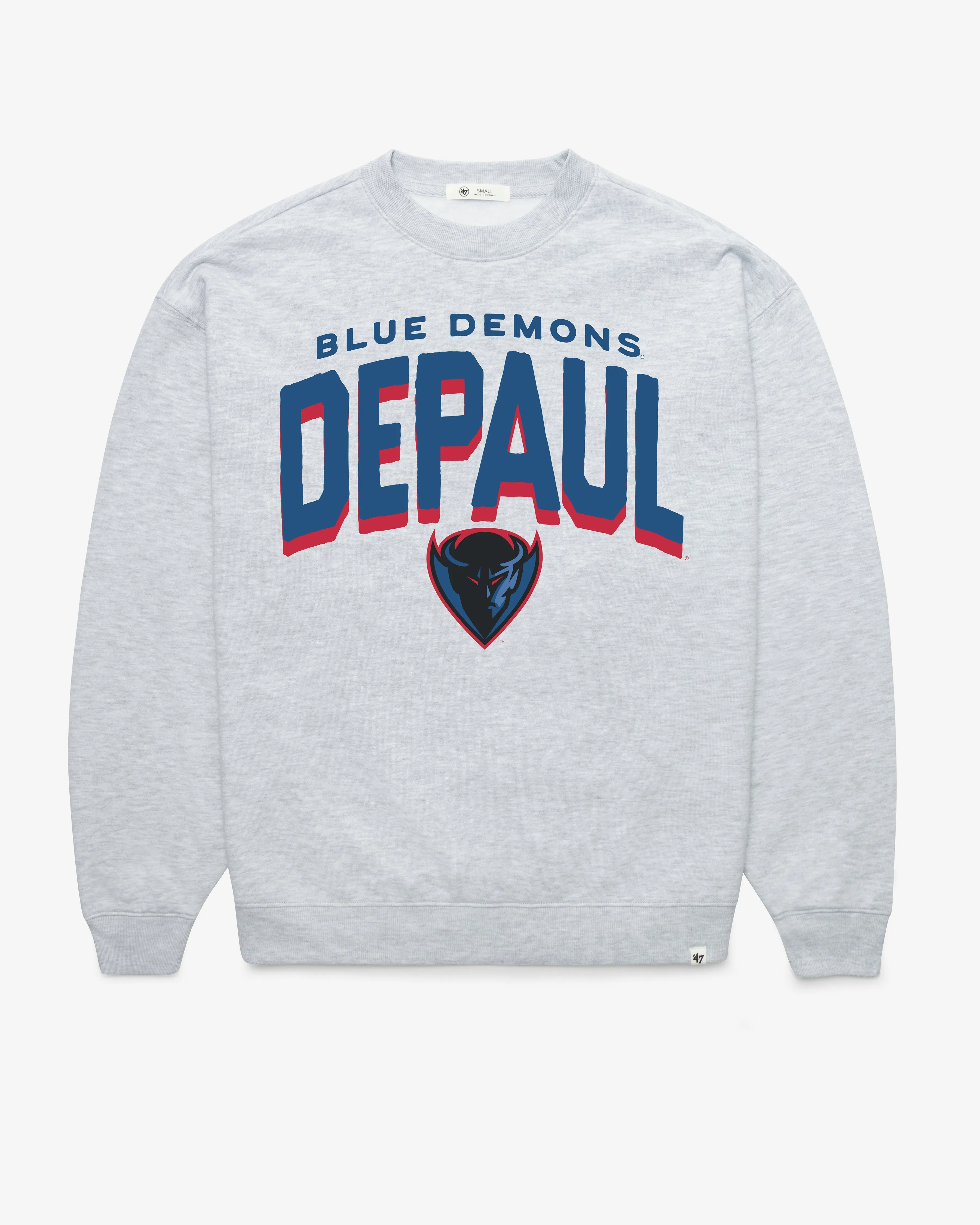 DEPAUL BLUE DEMONS CAMPUS ARCH '47 CLOUD OVERSIZED CREW WOMENS sold by 47