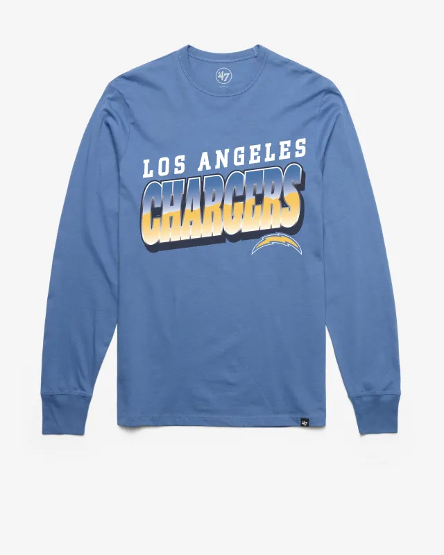 LOS ANGELES CHARGERS POLISHED '47 FRANKLIN LONG SLEEVE TEE sold by 47