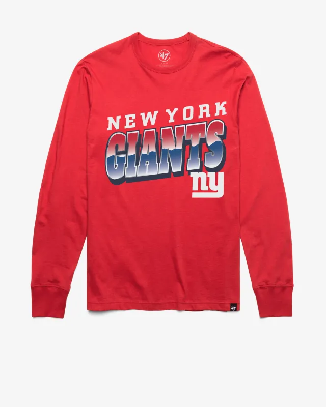 NEW YORK GIANTS POLISHED '47 FRANKLIN LONG SLEEVE TEE sold by 47