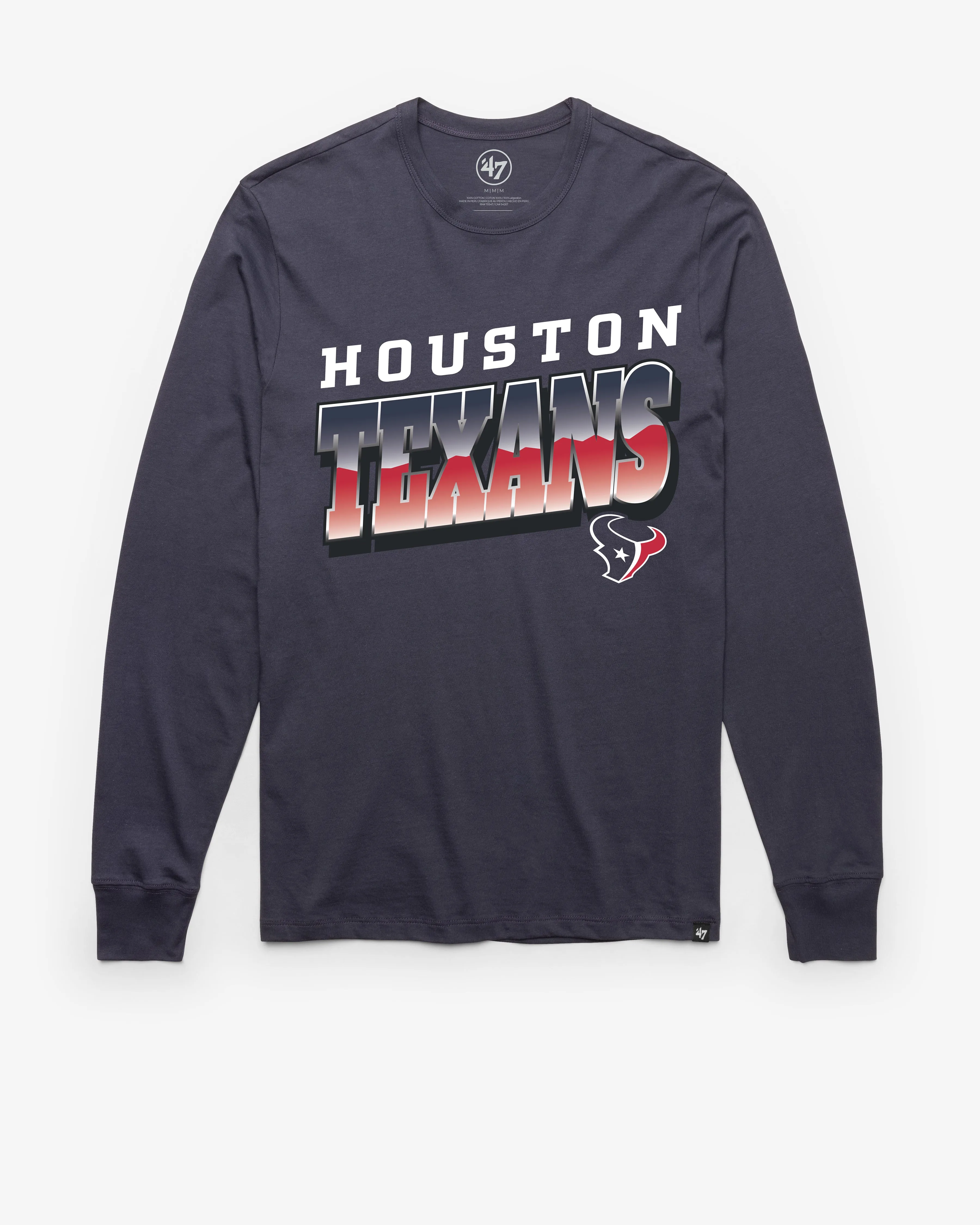 HOUSTON TEXANS POLISHED '47 FRANKLIN LONG SLEEVE TEE sold by 47