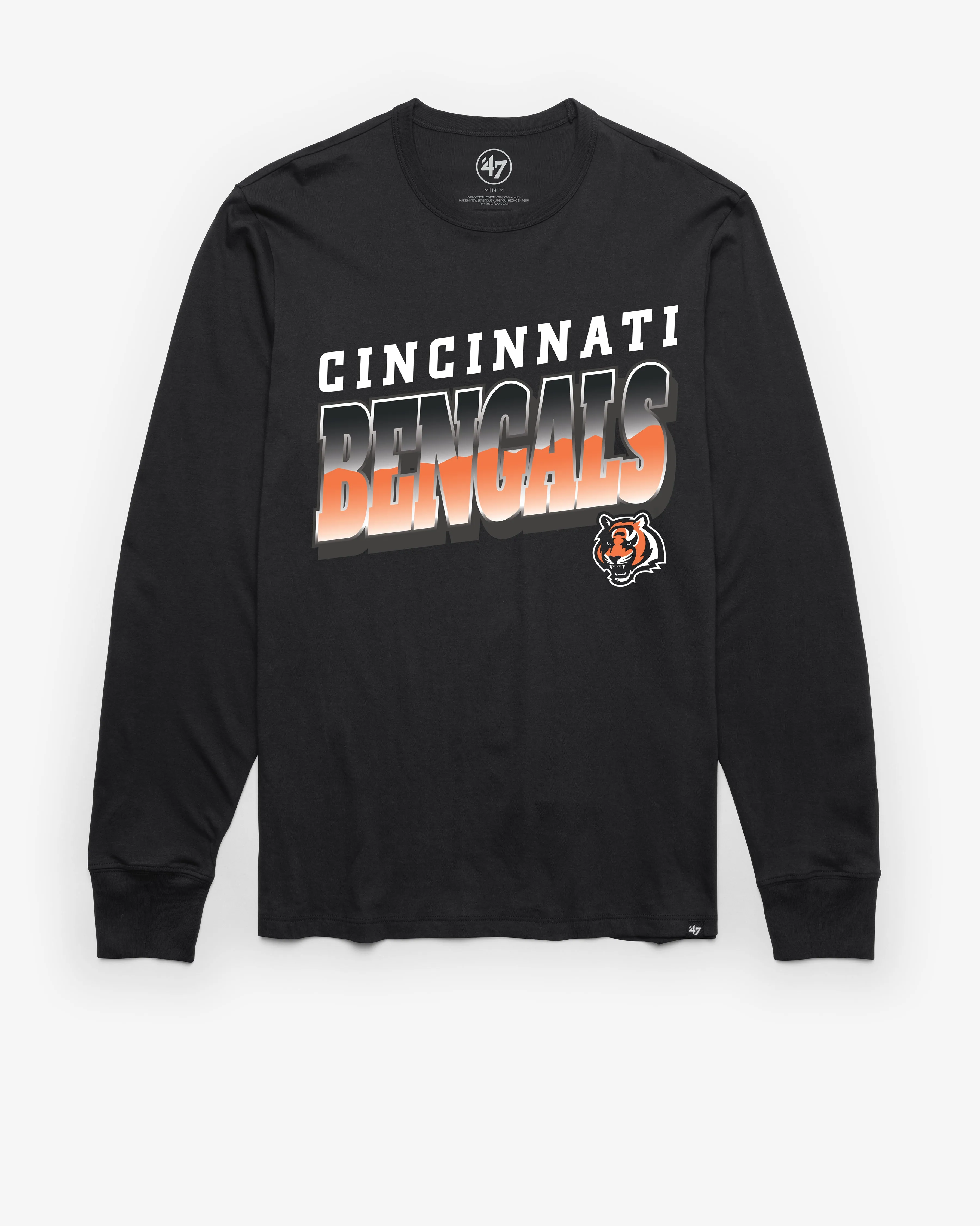 CINCINNATI BENGALS POLISHED '47 FRANKLIN LONG SLEEVE TEE sold by 47