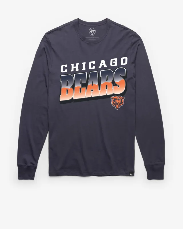 CHICAGO BEARS POLISHED '47 FRANKLIN LONG SLEEVE TEE sold by 47